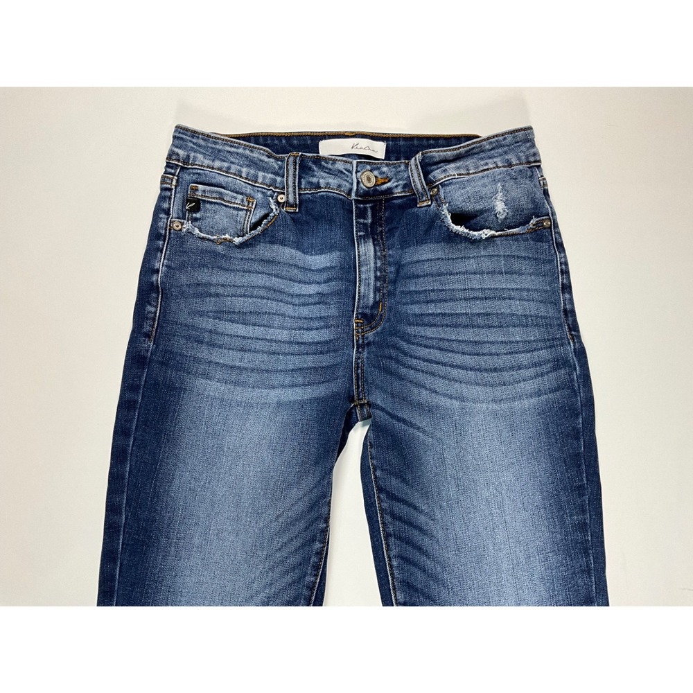 KanCan Mid Rise Ankle Skinny Jeans Distressed KC8376D Blue Size 11/29 - Picture 12 of 16